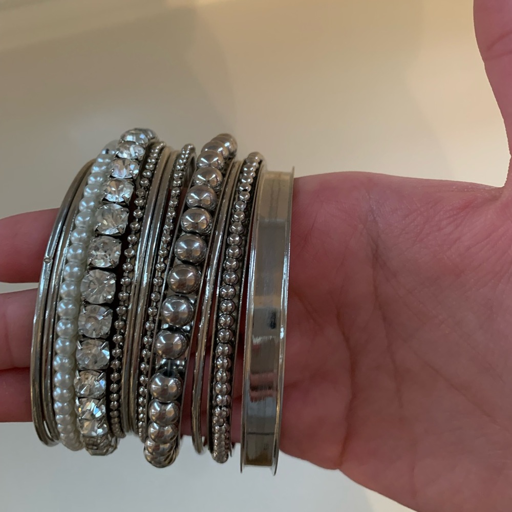 Silver Bracelet Set - Picture 1 of 2